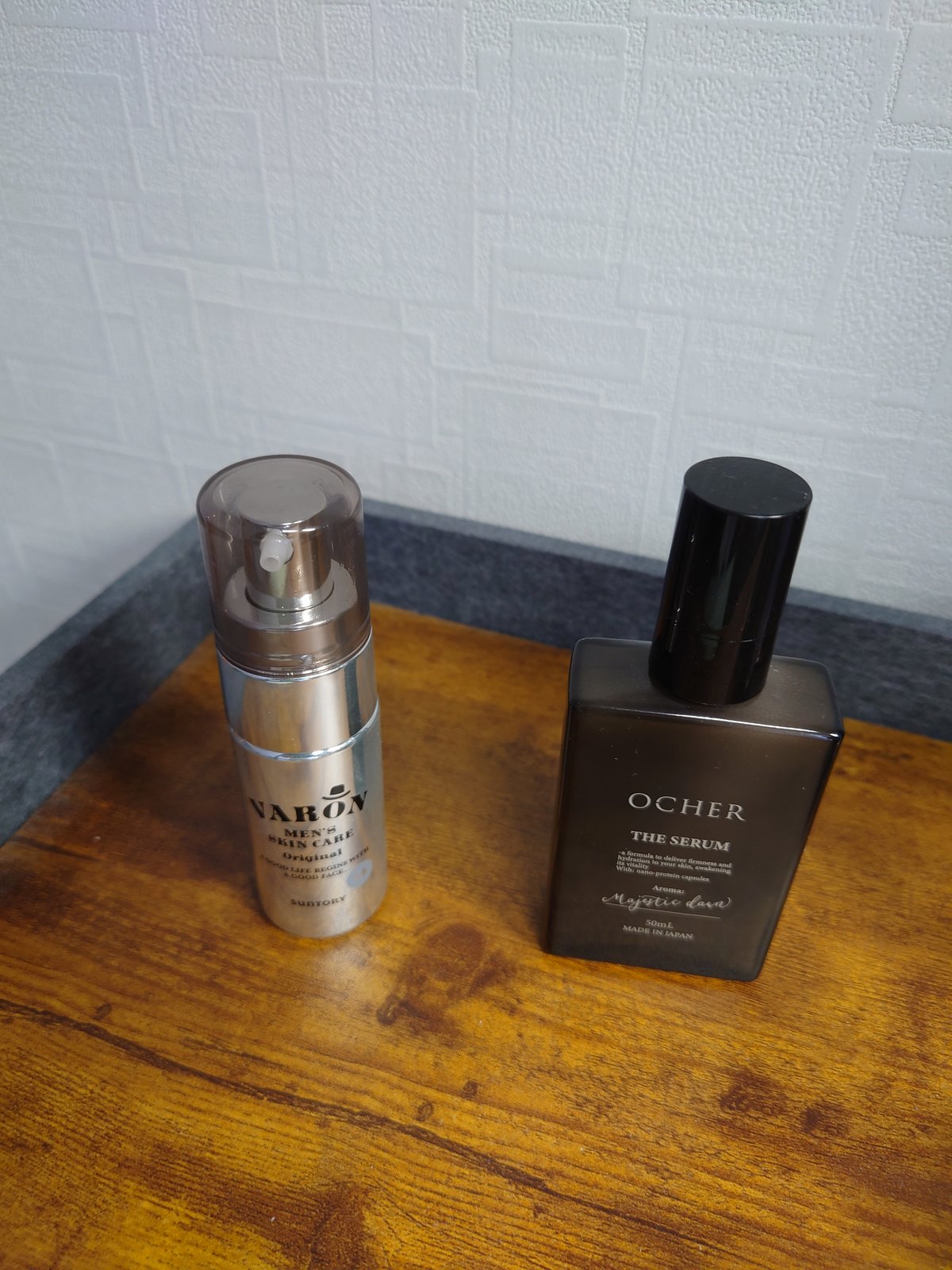 VARON とOCHER のオールインワン2本 ── 30代男が普段使い・出張で使い分け